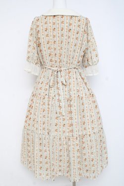 画像2: axes femme kawaii / プチローズ柄ワンピース M イエロー Y-26-02-27-138-AX-OP-SZ-ZY