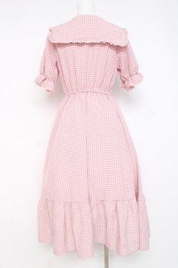 画像2: m petit by misako / ギンガムチェックワンピース S 中桃 Y-26-02-27-148-LO-OP-SZ-ZY