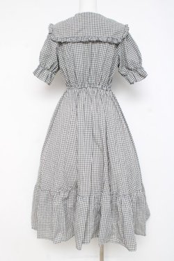画像2: m petit by misako / AM*ギンガムCHKワンピース S グレー Y-26-02-27-149-LO-OP-SZ-ZY