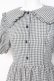 画像3: m petit by misako / AM*ギンガムCHKワンピース S グレー Y-26-02-27-149-LO-OP-SZ-ZY (3)