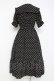 画像2: m petit by misako / 梨地水玉半袖ワンピース S 黒 Y-26-02-27-150-LO-OP-SZ-ZY (2)