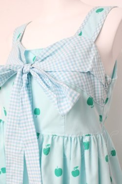 画像4: MILK / Littleアップルベビードール  ミントブルー×グリーン Y-26-02-27-152-ML-OP-SZ-ZY