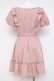 画像2: Secret Honey / フリルストライプワンピース 2 ピンク Y-26-02-27-154-CA-OP-SZ-ZY (2)