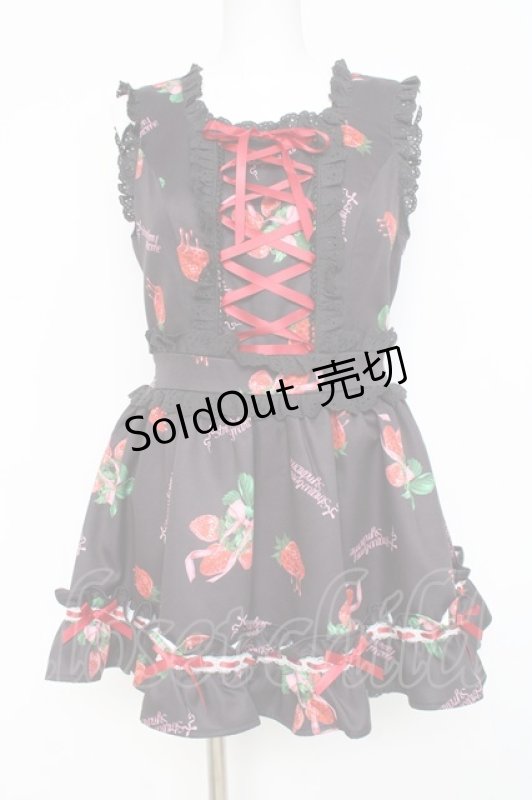 画像1: Ank Rouge / Strawberry SyndromeプリンセスSetup M クロ Y-26-02-27-156-CA-OP-IG-ZY (1)