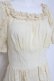 画像4: DARK IN LOVE / Steampunk beige cocktail dress M 生成り Y-26-02-27-157-PU-OP-SZ-ZY (4)