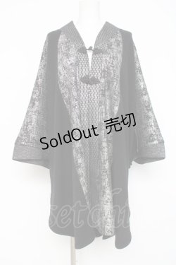 画像1: Qutie Frash / 万能ポンチョ  黒 Y-26-02-27-159-QU-TO-SZ-ZY