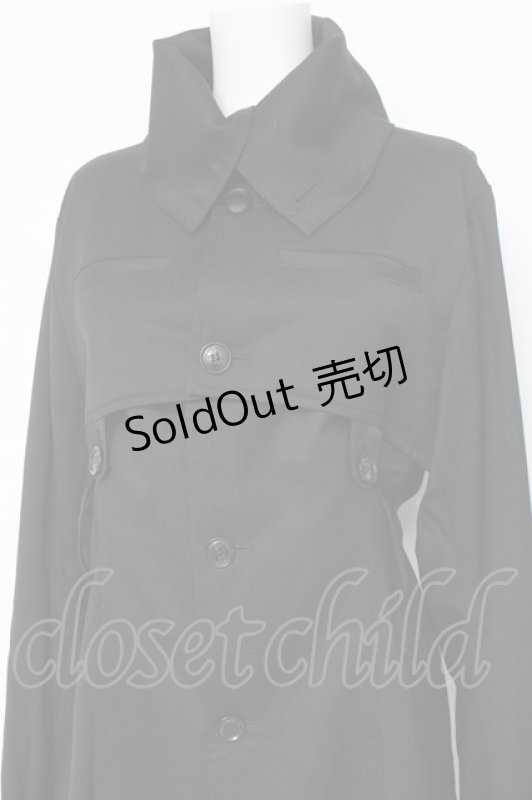 画像6: alice auaa / スリーピースミリタリーコートワンピース  黒 Y-26-02-27-160-AA-OP-AS-ZY (6)