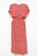 画像1: PINK HOUSE / ベルト付き花柄ワンピース F 赤 Y-26-02-27-164-LO-OP-SZ-ZY (1)