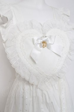 画像3: BABY, THE STARS SHINE BRIGHT / ハートエプロン  シロ Y-26-02-27-167-BA-OP-IG-ZY