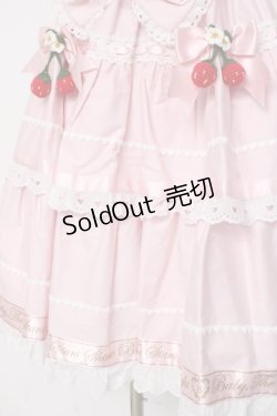 画像5: BABY, THE STARS SHINE BRIGHT / ゆらゆらいちごのHappy Berry Presentジャンパースカート  ピンク Y-26-02-27-168-BA-OP-IG-ZY