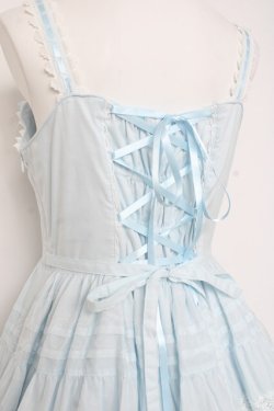 画像3: BABY, THE STARS SHINE BRIGHT / シェリルレーシィジャンパースカート  サックス Y-26-02-27-171-BA-OP-IG-ZY