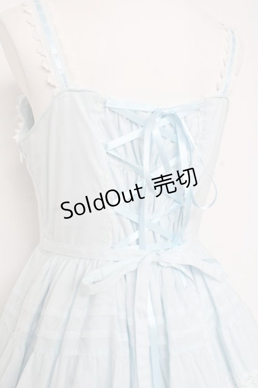 画像3: BABY, THE STARS SHINE BRIGHT / シェリルレーシィジャンパースカート  サックス Y-26-02-27-171-BA-OP-IG-ZY (3)