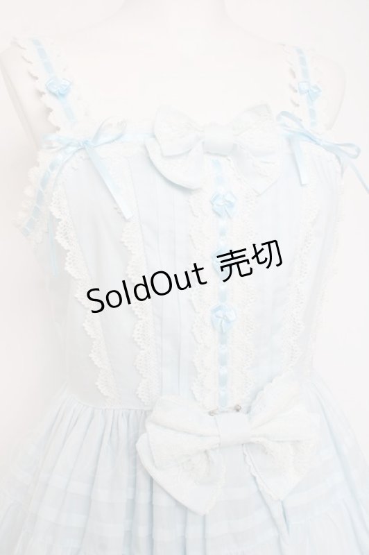 画像4: BABY, THE STARS SHINE BRIGHT / シェリルレーシィジャンパースカート  サックス Y-26-02-27-171-BA-OP-IG-ZY (4)