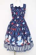 Angelic Pretty / Sailor Marine Kittenジャンパースカート  紺 Y-26-02-27-172-AP-OP-SZ-ZY