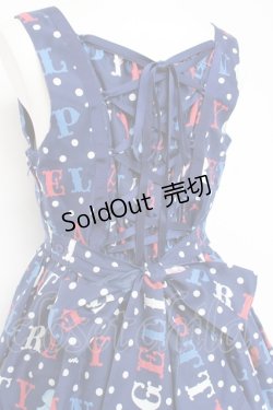 画像4: Angelic Pretty / Sailor Marine Kittenジャンパースカート  紺 Y-26-02-27-172-AP-OP-SZ-ZY