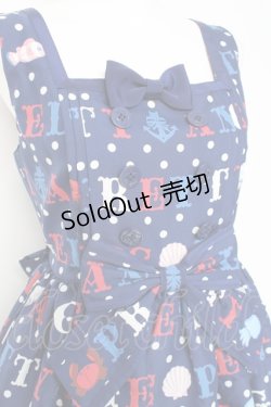 画像5: Angelic Pretty / Sailor Marine Kittenジャンパースカート  紺 Y-26-02-27-172-AP-OP-SZ-ZY