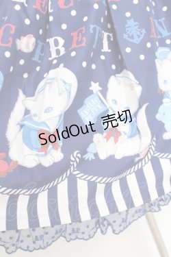 画像6: Angelic Pretty / Sailor Marine Kittenジャンパースカート  紺 Y-26-02-27-172-AP-OP-SZ-ZY