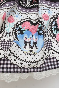 画像6: Angelic Pretty / Be My Valentineジャンパースカート  黒 Y-26-02-27-173-AP-OP-SZ-ZY