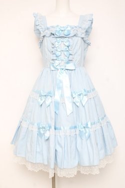 画像1: Angelic Pretty / マーガレットドールジャンパースカート  サックス Y-26-02-27-174-AP-OP-IG-ZY