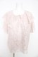 画像1: axes femme / 総レースケープトップス F ピンク Y-26-02-27-025-AX-TO-SZ-ZY (1)