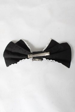 画像8: BABY, THE STARS SHINE BRIGHT / はわせ Floralジャンパースカート＆ミニリボンクリップセット  クロ Y-26-02-27-175-BA-OP-IG-ZY