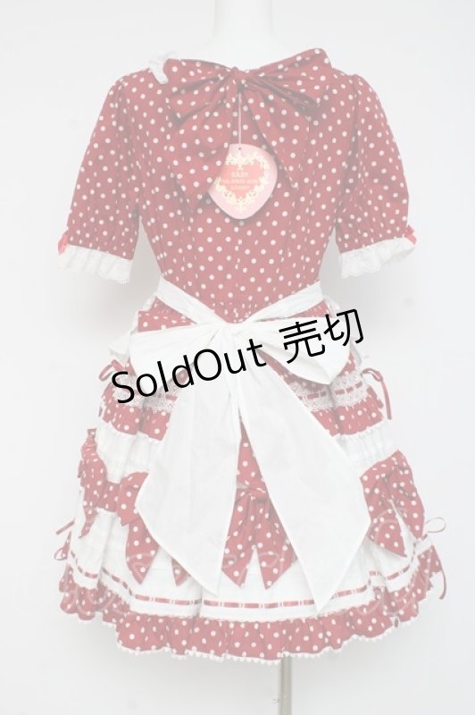 画像3: BABY, THE STARS SHINE BRIGHT / My Sweet Baby Cafe Dotワンピース  えんじ Y-26-02-27-177-BA-OP-IG-ZY (3)