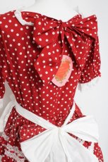 画像4: BABY, THE STARS SHINE BRIGHT / My Sweet Baby Cafe Dotワンピース  えんじ Y-26-02-27-177-BA-OP-IG-ZY (4)