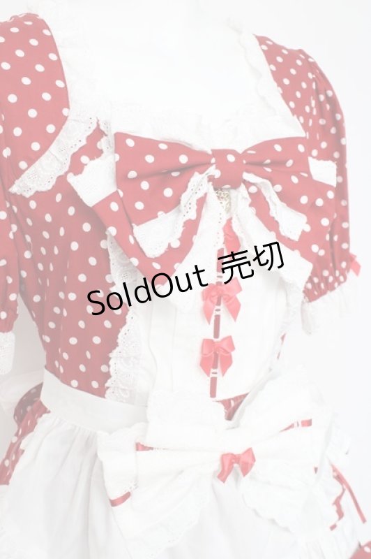 画像5: BABY, THE STARS SHINE BRIGHT / My Sweet Baby Cafe Dotワンピース  えんじ Y-26-02-27-177-BA-OP-IG-ZY (5)