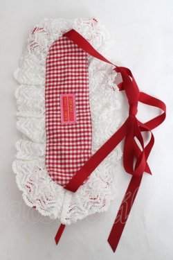 画像12: BABY, THE STARS SHINE BRIGHT / ギンガムチェック巻きバラドールワンピースセット  えんじ Y-26-02-27-178-BA-OP-IG-ZY