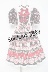 BABY, THE STARS SHINE BRIGHT / Juicy Strawberry Memory柄ワンピース  クロ Y-26-02-27-180-BA-OP-IG-ZY