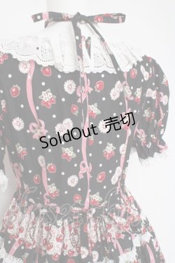 画像4: BABY, THE STARS SHINE BRIGHT / Juicy Strawberry Memory柄ワンピース  クロ Y-26-02-27-180-BA-OP-IG-ZY