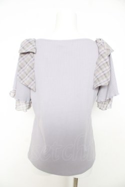 画像2: axes femme / ビッグリボンプルオーバー F ラベンダー Y-26-02-27-027-AX-TO-SZ-ZY