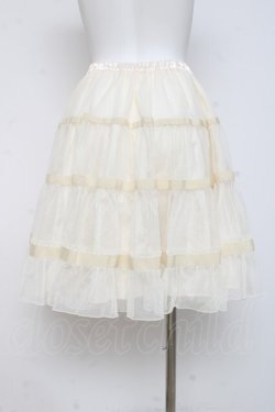 画像2: Emily Temple cute / シャイニーペチコート  アイボリー Y-26-02-27-185-ET-SK-SZ-ZY