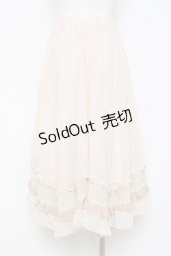 画像2: axes femme / 消しプリーツスカウチョ  生成り Y-26-02-27-189-AX-PA-SZ-ZY