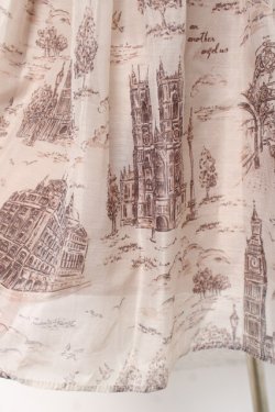 画像4: an another angelus / ブリティッシュトワル柄シアータックスカート  ベージュ Y-26-02-27-194-CA-SK-SZ-ZY