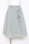 画像1: axes femme POETIQUE / ストライプリボンスカート  ミント Y-26-02-27-196-AX-SK-SZ-ZS (1)