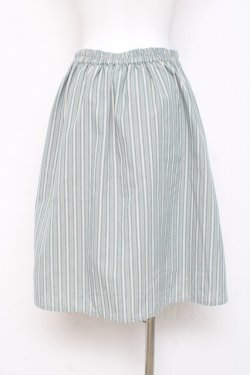 画像2: axes femme POETIQUE / ストライプリボンスカート  ミント Y-26-02-27-196-AX-SK-SZ-ZY
