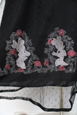 画像4: axes femme / ディズニー/ミニー刺繍スカート M 黒 Y-26-02-27-198-AX-SK-SZ-ZY