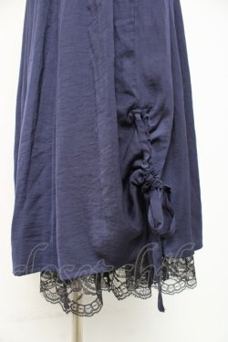 画像3: axes femme / サテンドロストスカウチョ  紺 Y-26-02-27-200-AX-PA-SZ-ZY