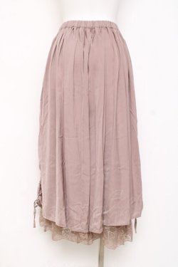 画像2: axes femme / サテンドロストスカウチョ  ピンク Y-26-02-27-204-AX-PA-SZ-ZY