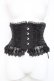 画像1: ATELIER PIERROT / Frill Short Corset コルセット 1 ブラック Y-26-02-27-206-EL-TO-IG-ZY (1)
