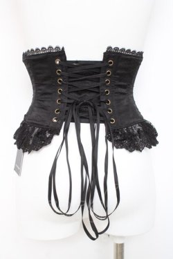 画像3: ATELIER PIERROT / Frill Short Corset コルセット 1 ブラック Y-26-02-27-206-EL-TO-IG-ZY