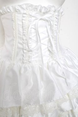 画像5: ATELIER PIERROT / ミニコルセットスカート  ホワイト Y-26-02-27-208-EL-SK-IG-ZY