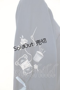 画像3: axes femme / ＳＡＪＯＵ刺繍プルオーバー  紺 Y-26-02-27-032-AX-TO-SZ-ZY