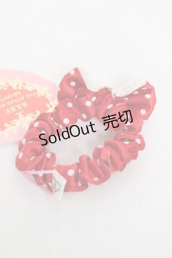 画像2: BABY, THE STARS SHINE BRIGHT / My Sweet Baby Cafe ミニ シュシュ  えんじ Y-26-03-01-046-BA-AC-IG-ZY