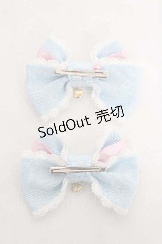 画像2: Angelic Pretty / 配色リボンクリップSet  サックス Y-26-03-01-048-AP-AC-IG-ZY (2)