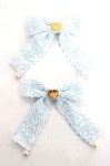 画像1: Angelic Pretty / SweetトーションリボンクリップSet  サックス Y-26-03-01-049-AP-AC-IG-ZY (1)