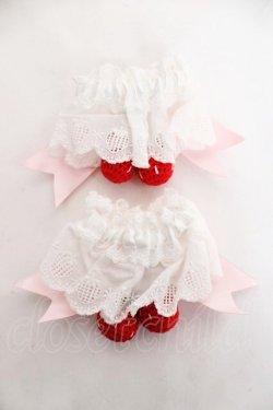 画像2: BABY, THE STARS SHINE BRIGHT / ゆらゆらいちごのHappy Berry Presentお袖とめ  えんじ Y-26-03-01-052-BA-AC-IG-ZY