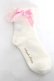 画像1: Angelic Pretty / プリンセスロゴクルー丈ソックス  シロ×ピンク Y-26-03-01-060-AP-ZA-IG-ZY (1)