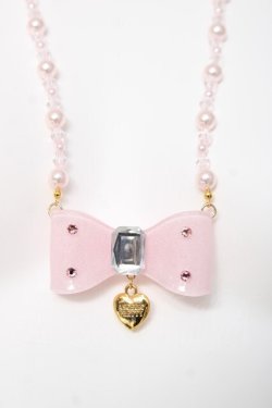 画像1: Angelic Pretty / シュガーリボンネックレス  ピンク Y-26-03-01-004-AP-AC-IG-ZY